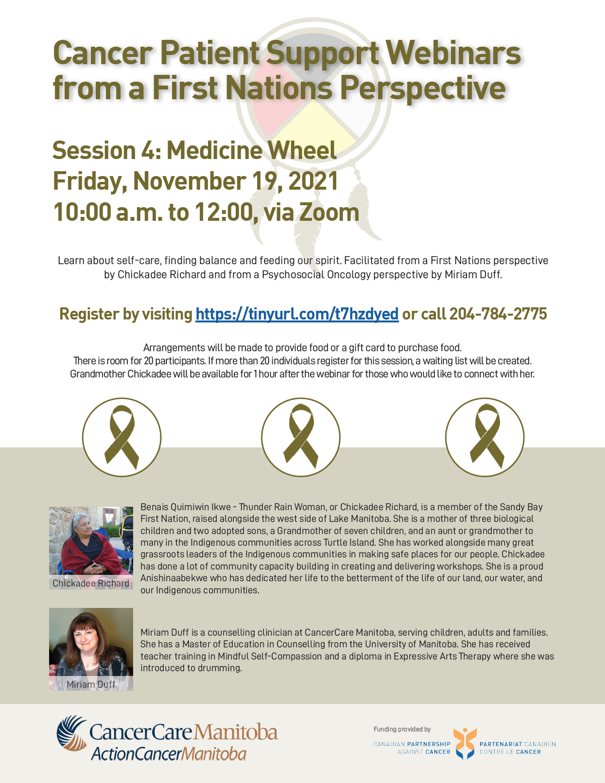 You are currently viewing Cancer Patient Support Webinars from a First Nations Perspective – Session 4: Medicine Wheel