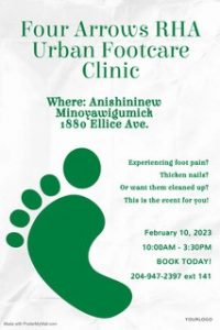 Read more about the article Urban Footcare Clinic<br>February 10, 2023<br>Book Today!