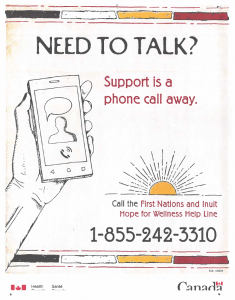 Read more about the article Need to Talk? First Nations and Inuit Hope for Wellness Help Line