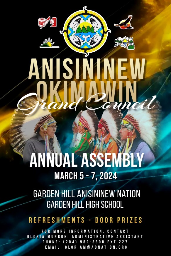 You are currently viewing Anishininew Okimawain Grand Council Annual Assembly – March 5-7, 2024